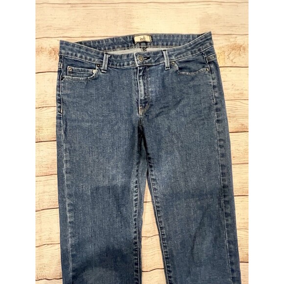 Indi Jeans Womens 32x26 Blue Denim straight Leg Blue Denim Jeans - Picture 2 of 8